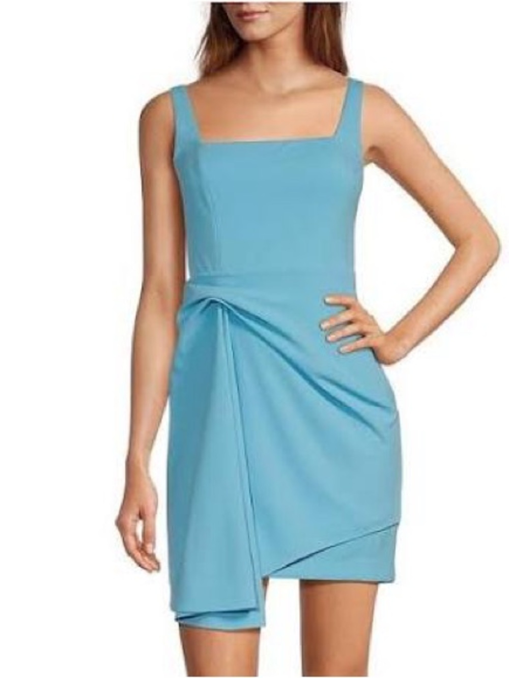 NWT Belle Badgley Mischka Sky Blue Dress
